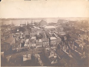 Panorama of Philadelphia, east view - East from shot tower, 1870 by American Photographer